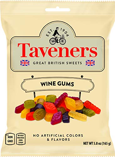 Taveners Wine Gums, 3 bag pack, 5.8oz each