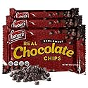 Lieber’s Vegan Semi-Sweet Real Chocolate Chips, 9 oz - Gluten Free, Dairy Free, Kosher Parve, Low Calorie Chocolate Chips for Baking (9 Oz Pack Of 3)
