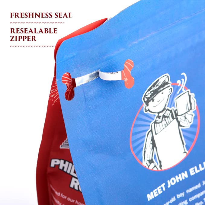 Ellis Coffee - Philadelphia Roast - Medium-Dark Roast - Ground Coffee - 12 oz Resealable Bag