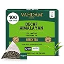VAHDAM, Decaf Himalayan Green Tea Bags (100 Pyramid Tea Bags) Caffeine Free, Gluten Free | High Grown Decaf Green Tea | Resealable Ziplock Pouch |