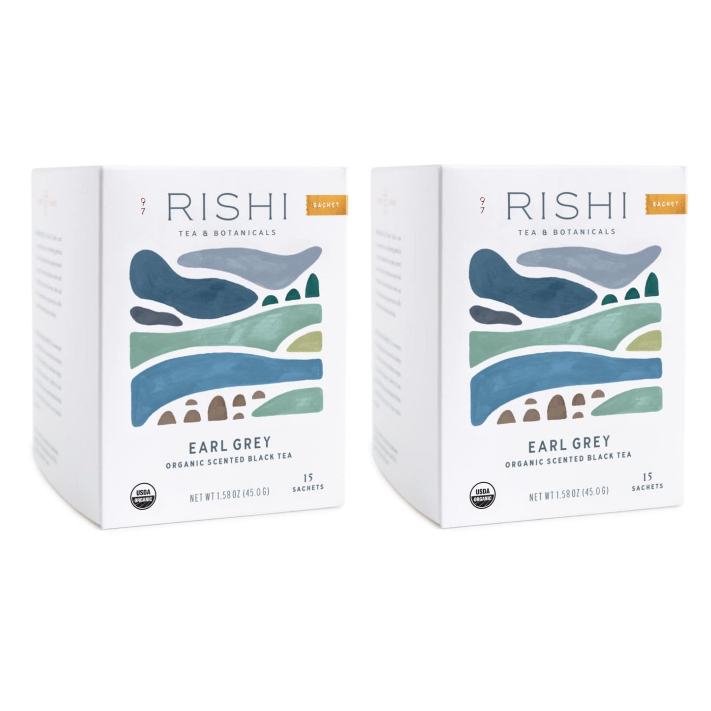 Rishi Tea Earl Grey Herbal Tea | Immune Support, USDA Certified Organic, Fair Trade Black Tea, Antioxidants, Caffeinated, Citrus Flavors for Taste |