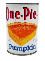 One-Pie Pumpkin Filling (Pack of 3) 15 oz Cans