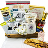Mother's Day Pick Me Up Gift Basket, Premium Snacks and Coffee Assortment