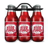 Ale 8 One Cherry, Mini Glass Bottles, 7 Ounces, Pack of 6, 100% Kentucky Soft Drink
