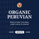 Victor Allen's Coffee Organic Peruvian, Medium Roast, 80 Count, Single Serve Coffee Pods for Keurig K-Cup Brewers