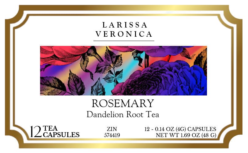 Rosemary Dandelion Root Tea (Single Serve K-Cup Pods) (12 pods, ZIN: 574419) - 3 Pack