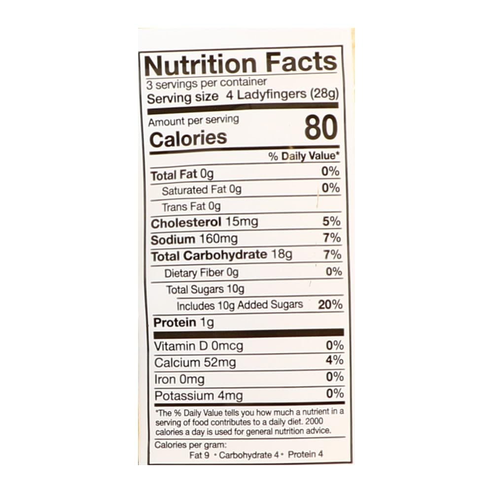 Specialty Lady Fingers, Soft, 3-ounces (Pack of12)