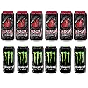 LUV BOX- variety Energy drink 16 oz. pack of 12 , VENOM BLACK MAMBA ENERGY DRINK , MONSTER ENERGY CANS .By Evaxo