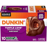 Dunkin' Turtle Love Flavored, 10 Keurig K-Cups Pods