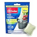O-Cedar PACS Hard Floor Cleaner, Crisp Citrus Scent 10 Count (1-Pack) | Made with Naturally-Derived Ingredients | Safe to Use on All Hard Floors |