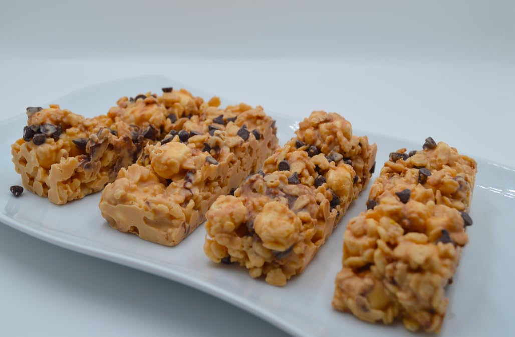 US Sweets Avalanche Bark - Peanut Butter White Chocolate Bark with Marshmallows, Chocolate Chips, & Rice Krispies | Delicious Gift | Handmade in Small