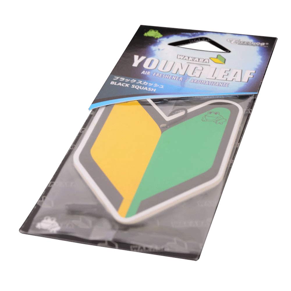 Treefrog Young Leaf Air Freshener Black Squash Scent Paper Freshener 1 Piece