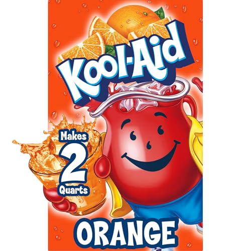 Kool-Aid Unsweetened Caffeine Free Orange Zero Calories Powdered Drink Mix 192 Count Pitcher Packets