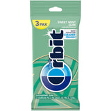 ORBIT Sweet Mint Sugar Free Chewing Gum, 3 Packs of 14-Pieces (42 Total Pieces)