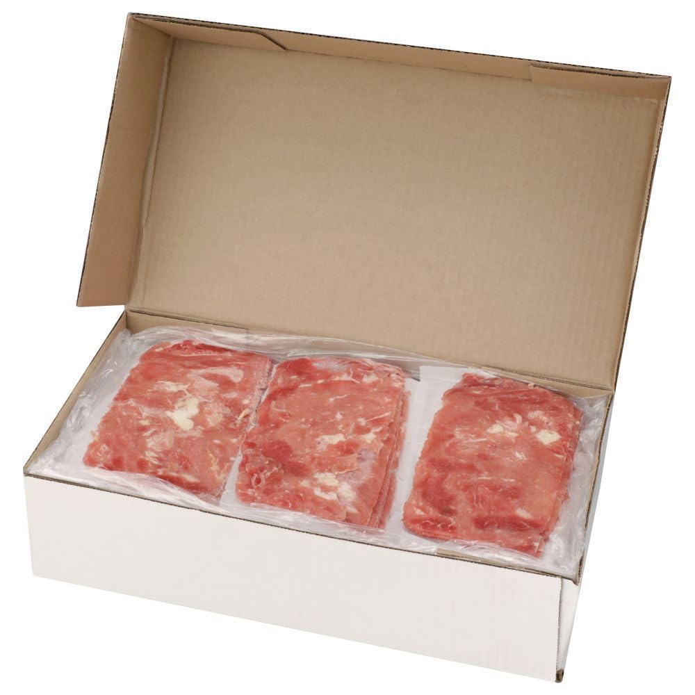 Original Philly Ribeye Seasoned Beef Sandwich Slices, 5 Ounce -- 32 per case.