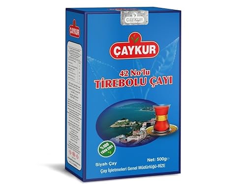 ÇAYKUR Tirebolu No42 Turkish Black Tea, Loose Leaf, Strong Aromatic Flavor, Premium Traditional NaturalTea 500gr / 17.6