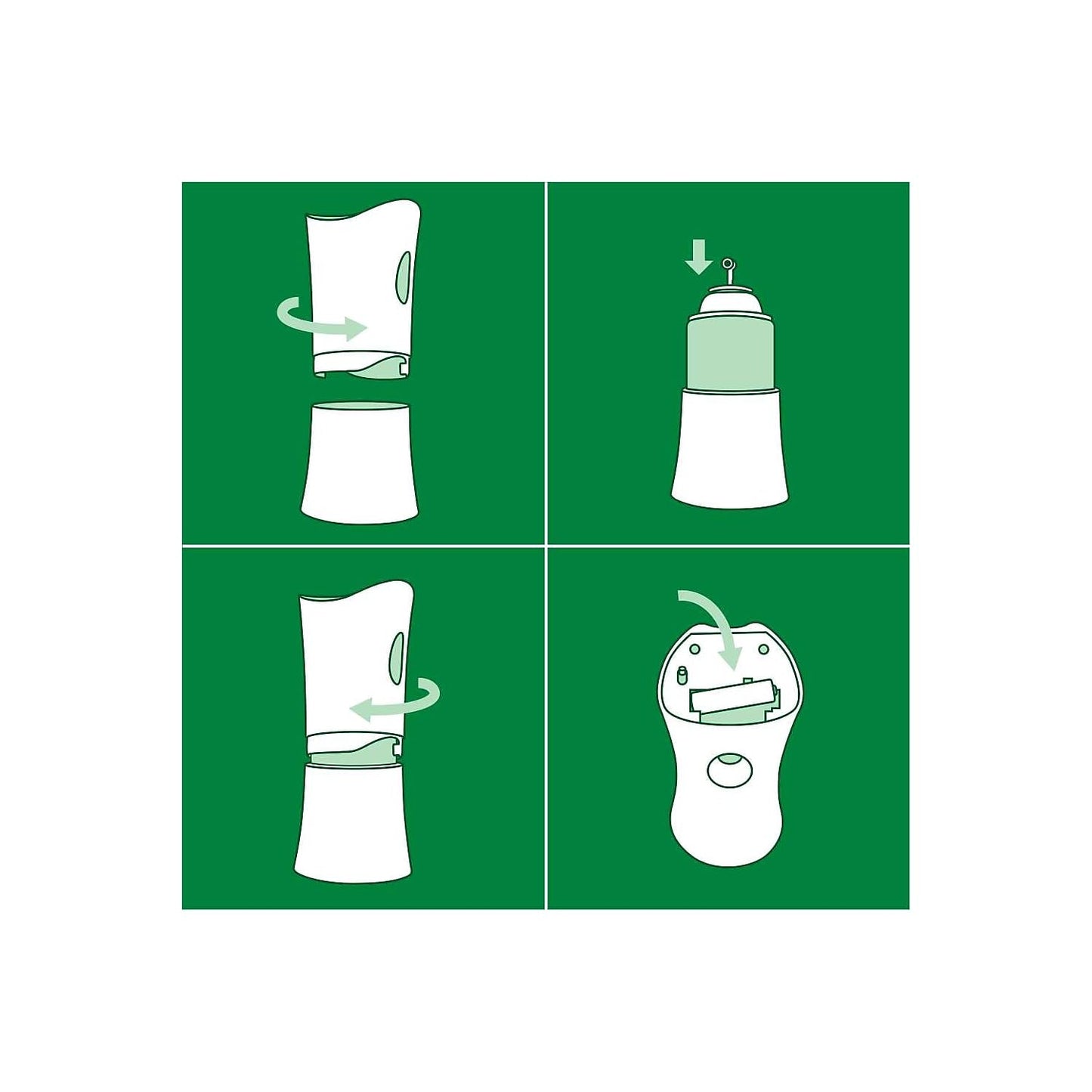 Air Wick Pure Automatic Air Freshener Spray Kit, Gadget+Refill, Fresh water, 5.89 oz, 1 Count