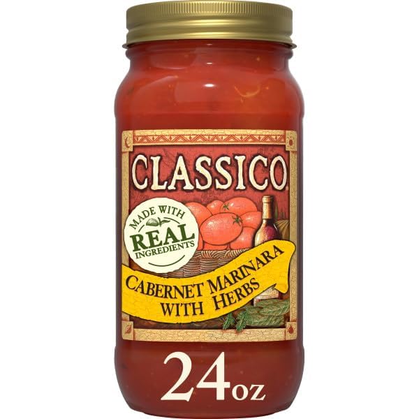 Classico Pasta Sauce Variety Pack - Alfredo & Marinara Flavors, Made with Real Ingredients 4ct. (Variety Pack)