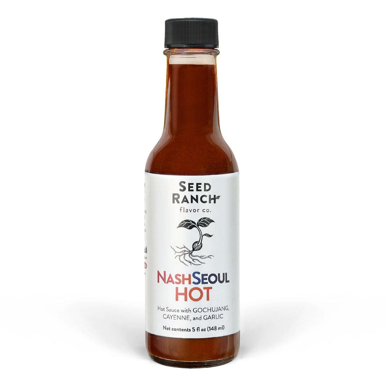 Seed Ranch NashSeoul Hot Sauce - Blend of Nashville & Korean Hot Sauce, Sweet & Spicy, Medium Spice Level, Perfect for Rice Bowls, Veggies, Wings