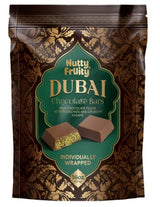 Nutty & FrUity Dubai Chocolate Bars, Milk Chocolate with Pistachio, Individually Wrapped, 16 oz (454gr)