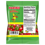 Haribo Gummi Candy, Happy-Cherries, 4 oz. Bag (Pack of 12)