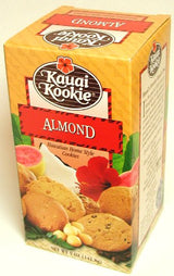 Kauai Kookie Almond Hawaiian Home Style Cookies 5 oz. box