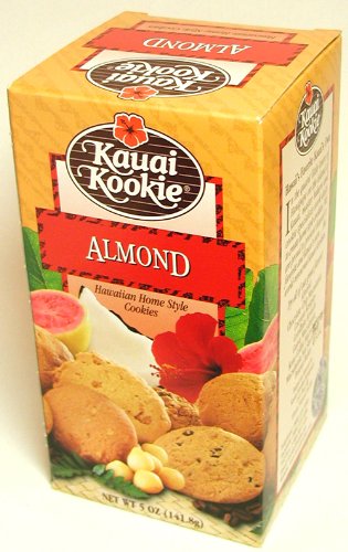 Kauai Kookie Almond Hawaiian Home Style Cookies 5 oz. box