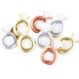 1 Dz. Mini Diamond Rings Cookies! 6 Bags of 2 Cookies. Wedding, Bridal shower, Engagement Themed Party Favors or Gift!