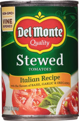 Del Monte Stewed Tomatoes with Basil, Garlic and Oregano, 14.5 Ounce