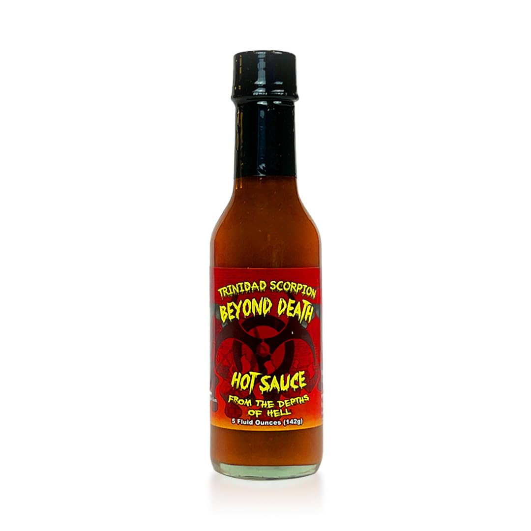 Anthony Spices - Hot Sauce 4-Pack. Includes Carolina Grim Reaper Hot Sauce, Phoenix Death Sauce, Sweet Diablo Sauce and Trinidad Scorpion Beyond Death