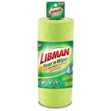 Libman Tear N Wipe Cloths, 15 Cloth Roll