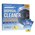 CleanHike Garbage Disposal Cleaning Deodorizer Tablets - (24 Pack), Super Fresh Lemon Foam Deep Cleaning Action Sink, Garburator, Disposer Freshener