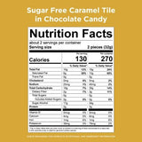 Sugar Free Caramel Premium Chocalate candy - 1 lb (16 oz, 32 Pcs) Bulk - Individually Wrapped Zero Sugar Caramel Dark Chocolate Car - Diabetic Sugar