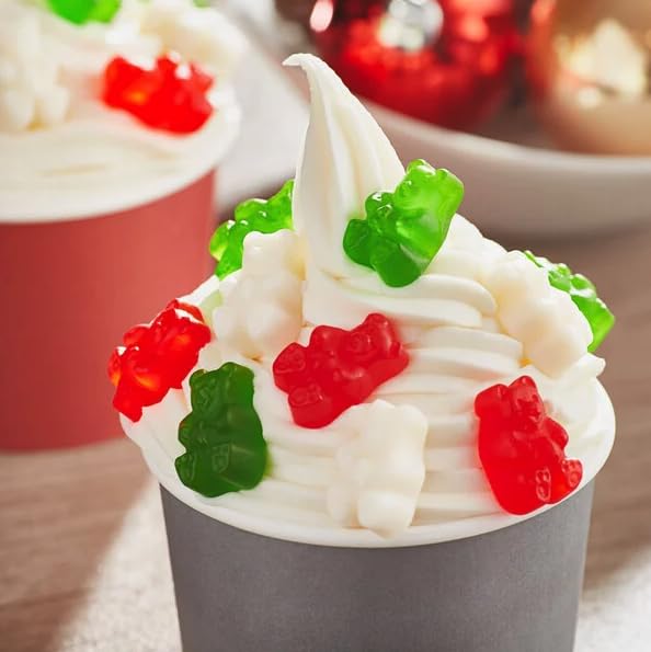 Swirlee™ Christmas Gummies, 8 oz Holiday Chewy Candy Mix, Assorted Flavors, Festive Stocking Stuffer Treats Gummie Bears