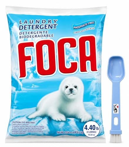 VECOSAS Foca Laundry Detergent 4.4 lb Bag - with Spoon., 4.41 Pound (Pack of 1)