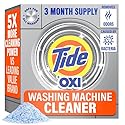 Washing Machine Cleaner by Tide, Washer Machine Cleaner with Oxi for Front and Top Loader Washer Machines, Deep Cleaning Odor Eliminator, 3 Month