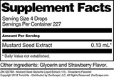 Mustard Seed Glycerite Liquid Extract (1:5) - Strawberry Flavored (1 oz, ZIN: 522768) - 3 Pack