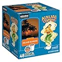 Kauai Coffee K-Cup Pods for Keurig Brewers - Arabica Coffee, 10% Hawaiian - Mild Roast, Light with Bright Aroma - Island Sunrise, 1 Pack of 48 Single