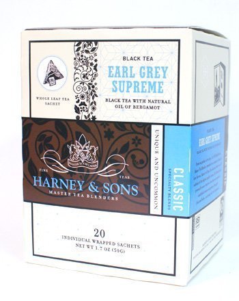 Harney & Sons Fine Teas Earl Grey Supreme - 20 Wrapped Sachets