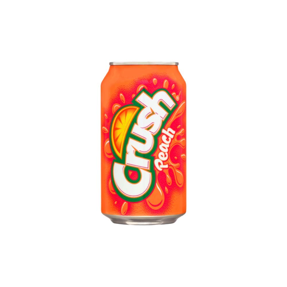 Crush Peach Soda, 12 fl oz, 12 pack
