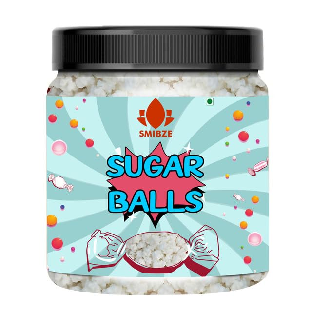 SMIBZE Natural Sugar Balls 100 GM (Pack of 1) SMIBZE