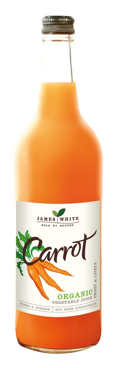 James White Organic Carrot Juice 750ml (Pack of 6)