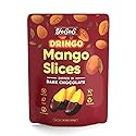 Mango Slices Dipped in Dark Chocolate Dringo Yeses - Premium Dried Mango Snack, Non-GMO, Vegan, Kosher, All-Natural, No Additives, 10.58 oz (300g)