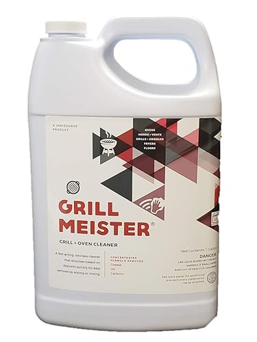 Jani-Source GrillMeister Grill, Grate & Oven - Heavy Duty Cleaner/Degreaser,1 Gallon