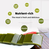 High quality selected dried seaweed slices, fully cut and stewed in thick soup, cold mixed, hot pot, and various ways of consumption. 120 grams (4.23