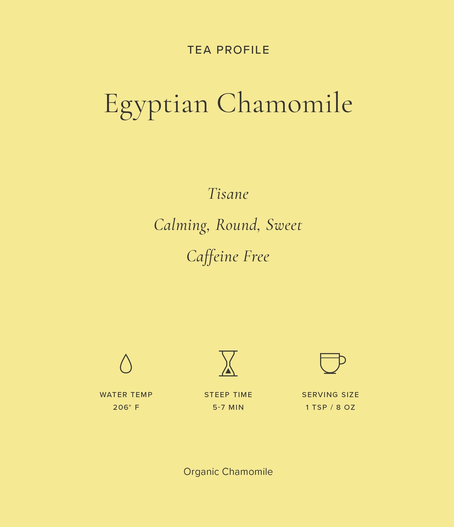 Art of Tea | Egyptian Chamomile 1oz | Artisan Loose Leaf Tea Tin