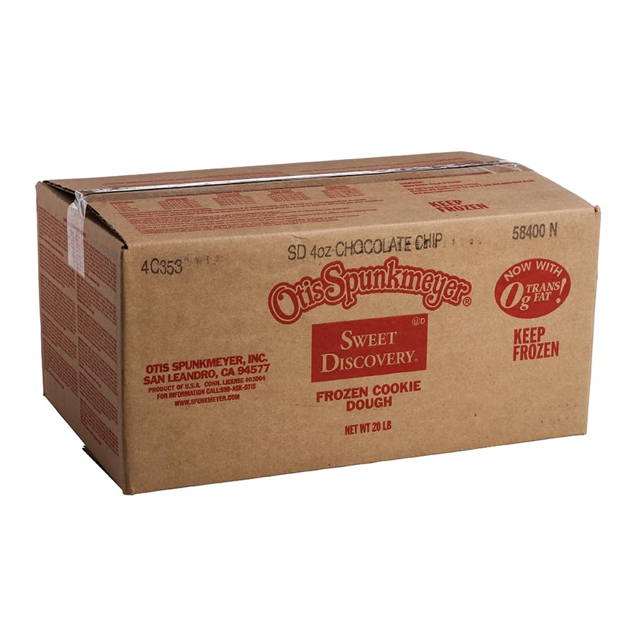 Otis Spunkmeyer Sweet Discovery Chocolate Chip Cookies, 4 oz, 80 Count Bulk Frozen Baked Treats