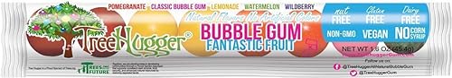 TREEHUGGER Fantastic Fruit Bubble Gum, 1.6 OZ