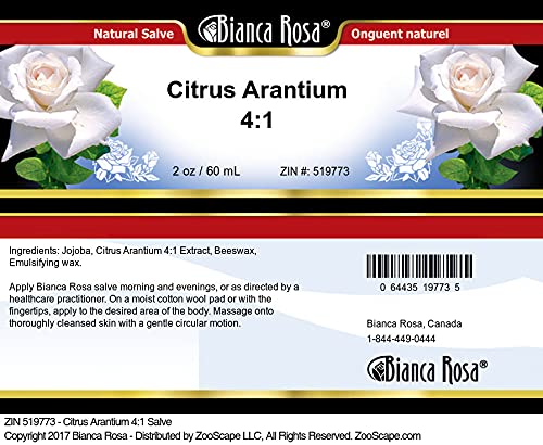 Bianca Rosa Citrus Arantium 4:1 Salve (2 oz, ZIN: 519773) - 2 Pack