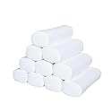 12 Rolls Soft Coreless Toilet Paper, Disposable Facial Tissues, 5-Ply Toilet Tissue